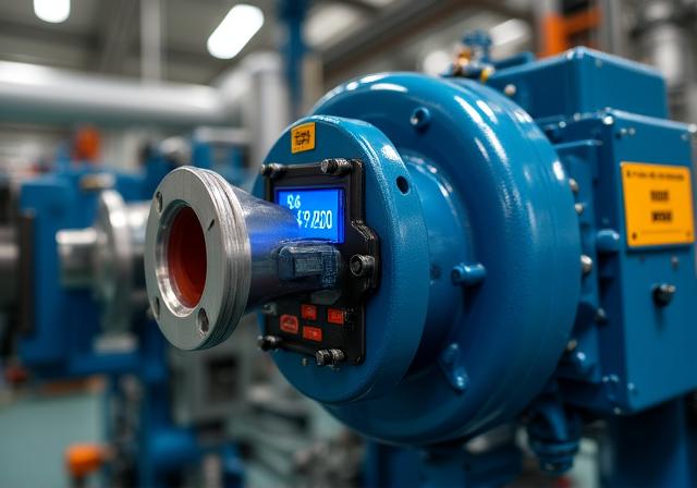 Industrial cooling pump with integrated VFD control